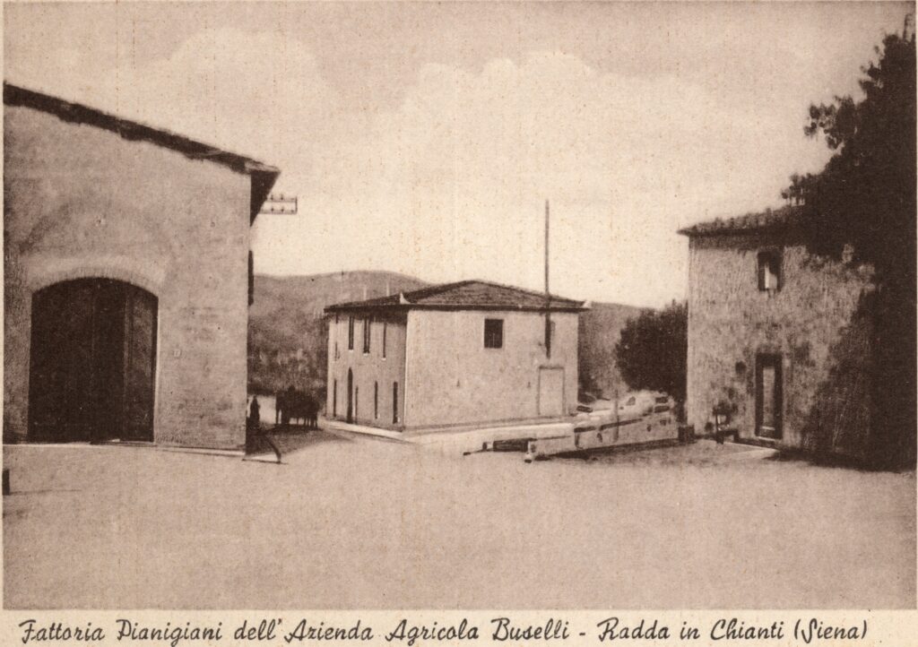 Fronte Fattoria Pianigiani di Radda in Chianti