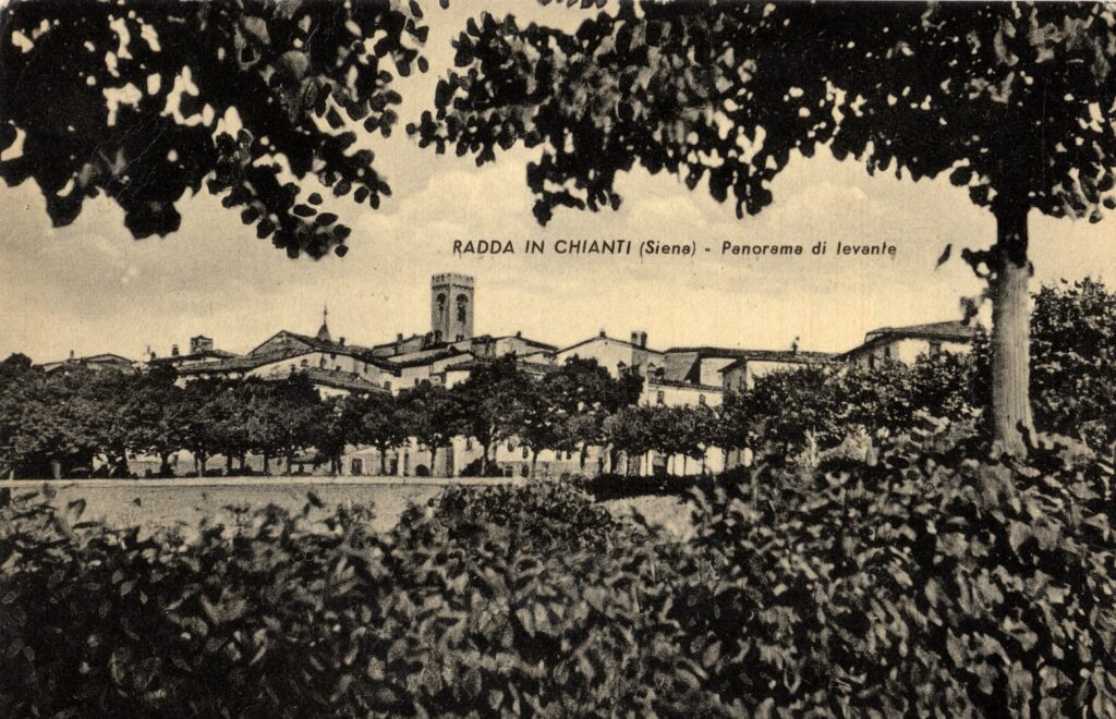 Fronte Radda in Chianti da levante